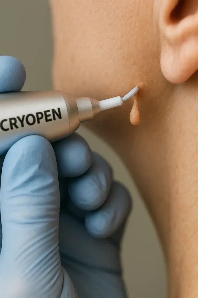 Cryopen for skin tags removal Mansfield speak to our team today!