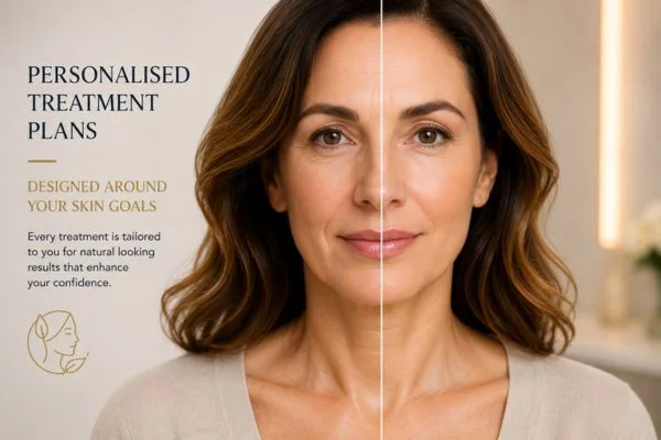 Before and after results of Collagen Lift Therapy Mansfield