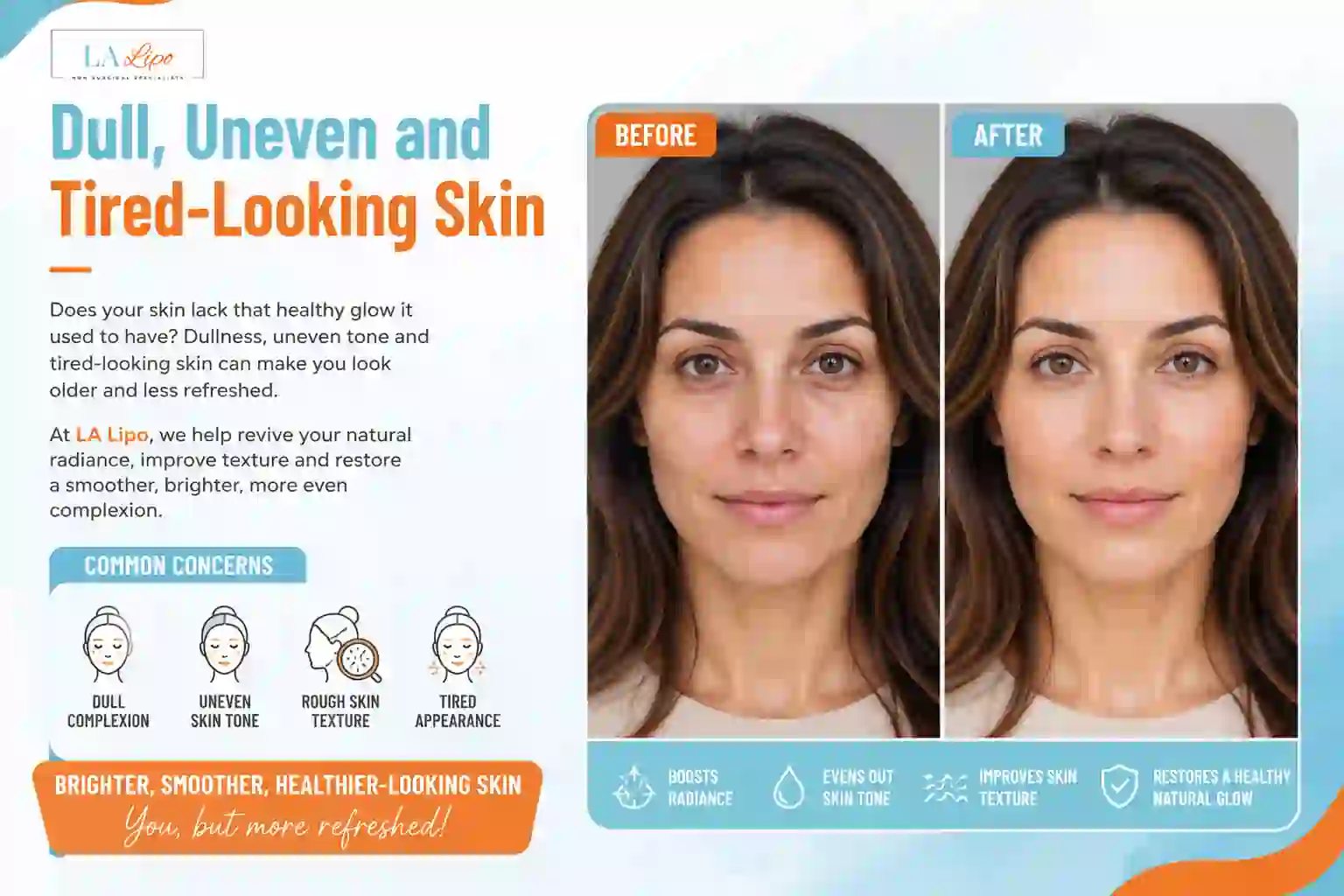 Sign #5: Dull, Uneven and Tired-Looking Skin Mansfield